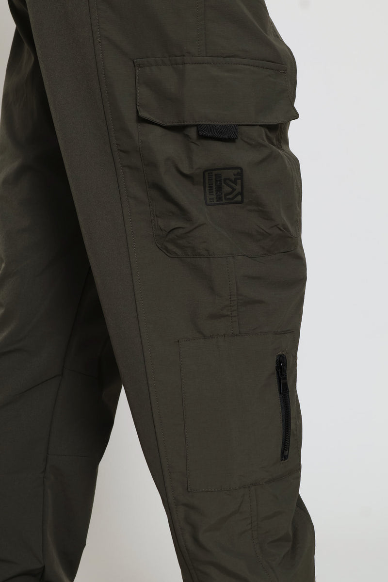 Nylon Hyb Jogger - Olive