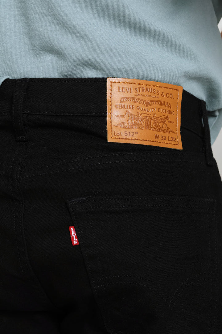 512 Za Slim Taper Denim - Black