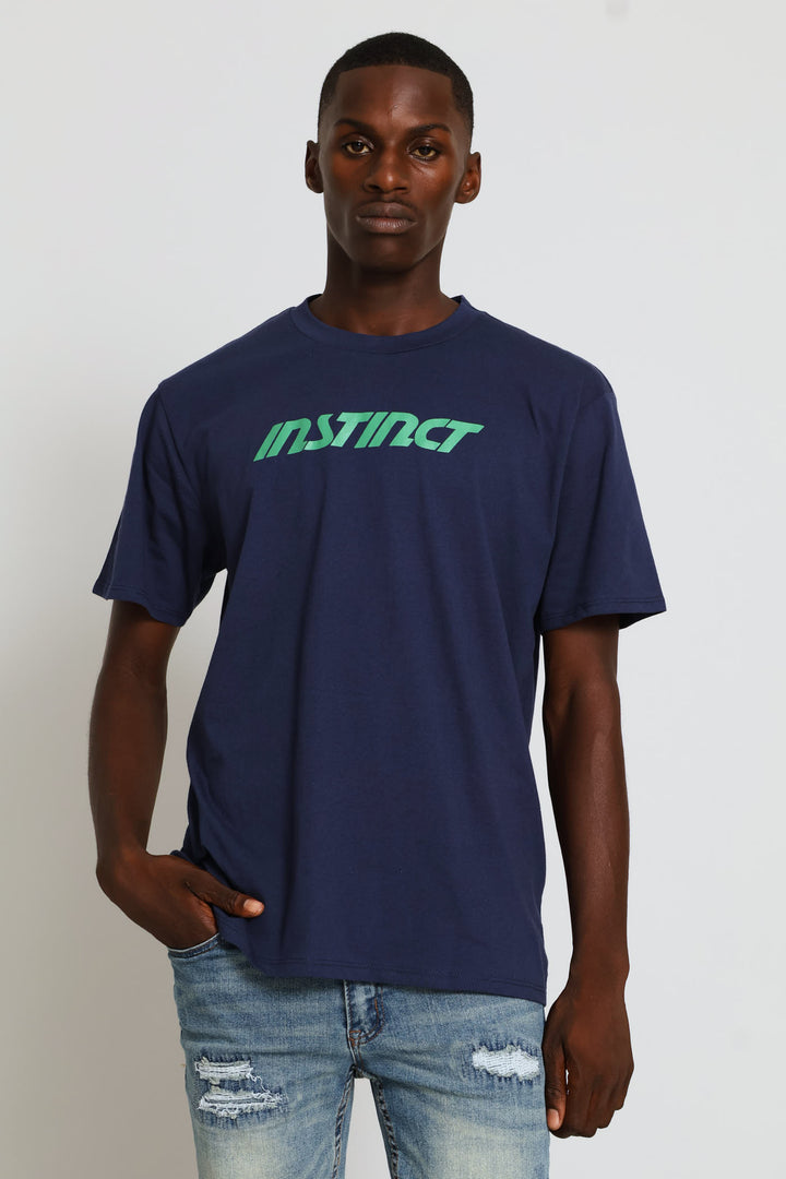 Classic Logo Tee - Navy
