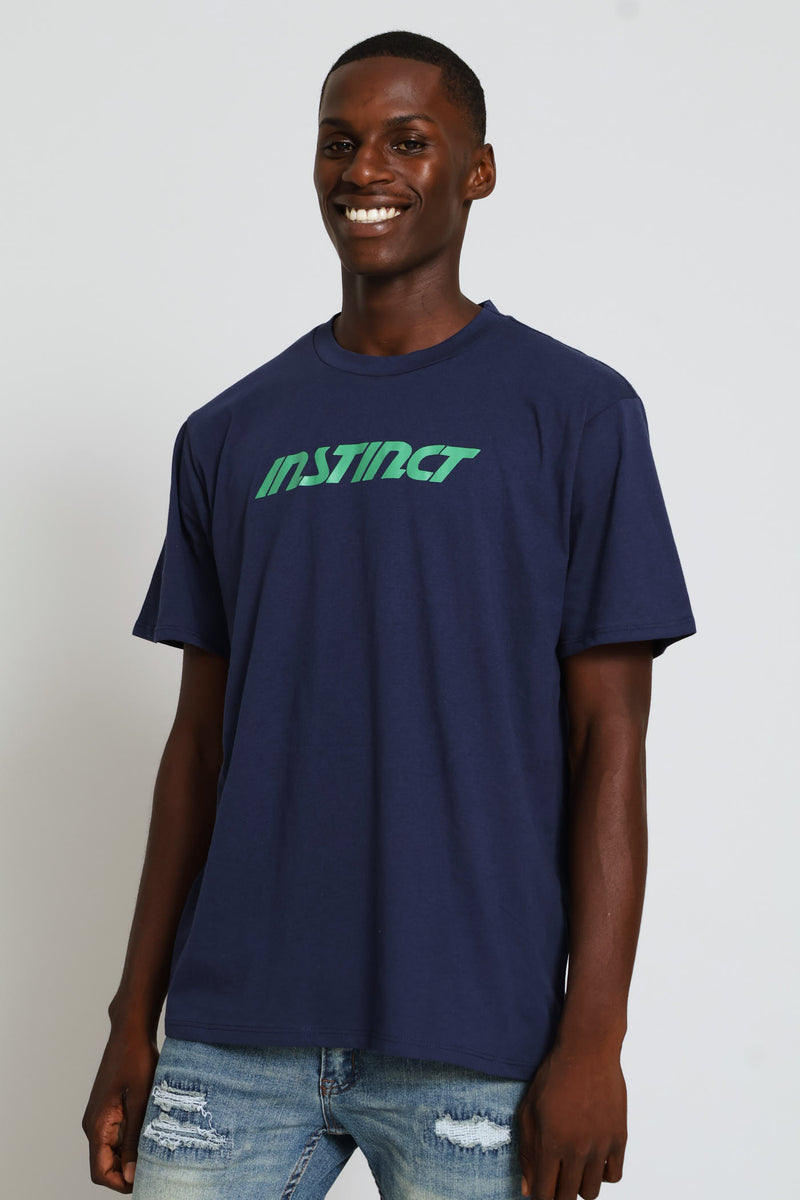 Classic Logo Tee - Navy
