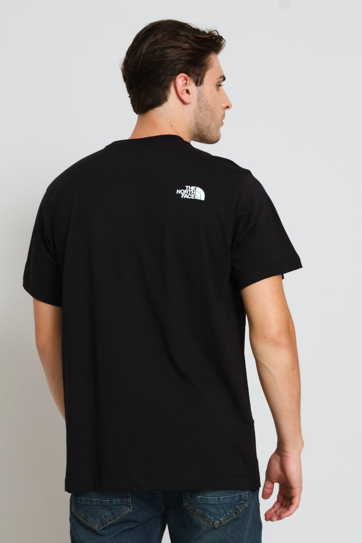 Mountain Line Graphic Regular Tee - Black