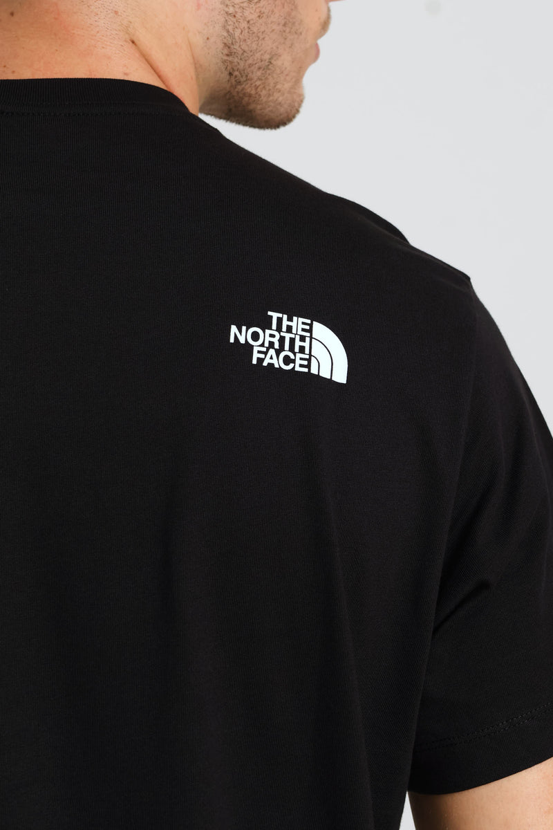 Mountain Line Graphic Regular Tee - Black
