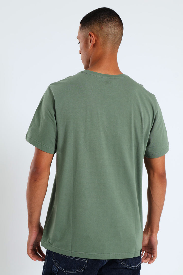 Logo Print Tee - Green
