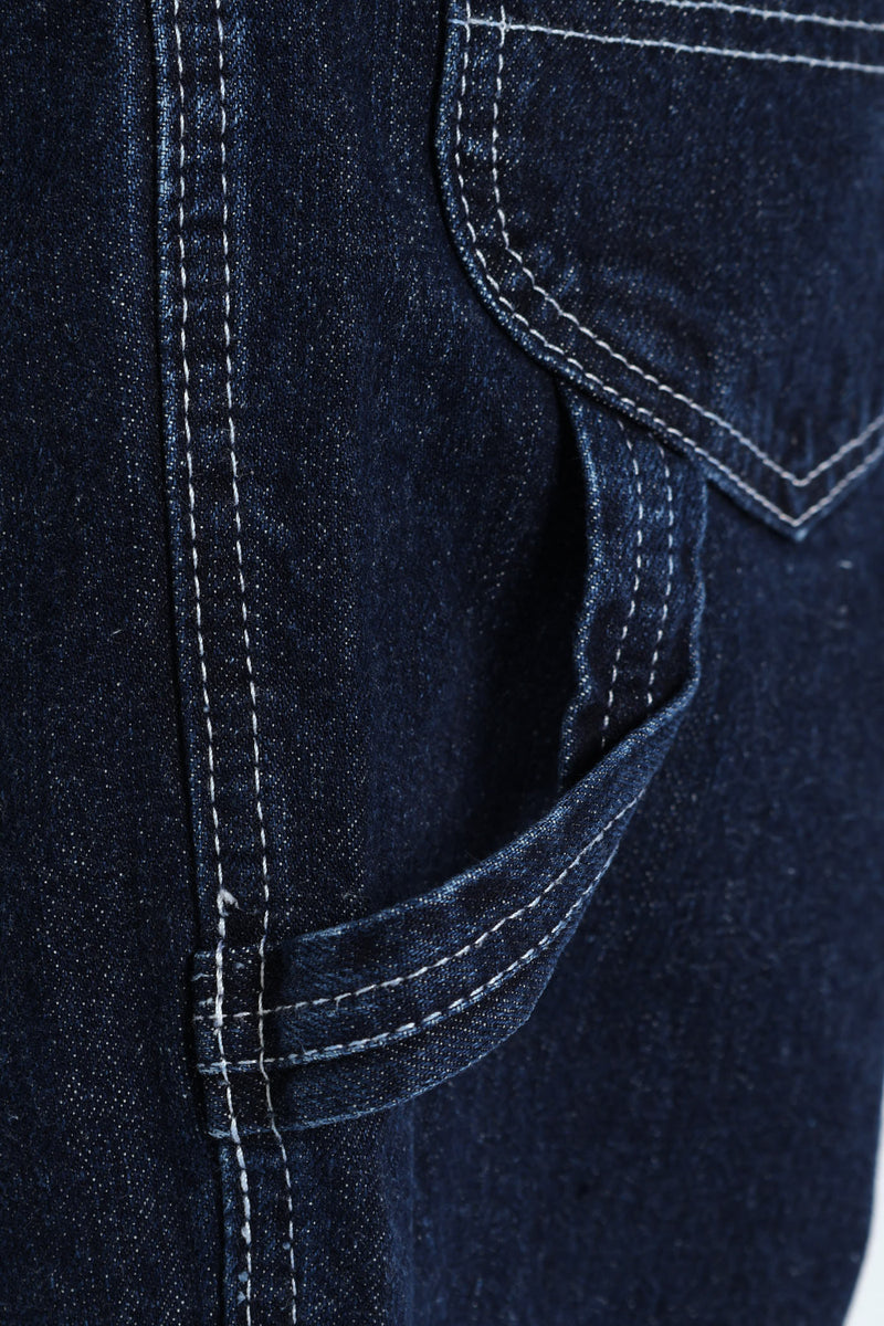 Boss Of The Road Regular Relaxed Straight Leg Denim - Dark Indigo