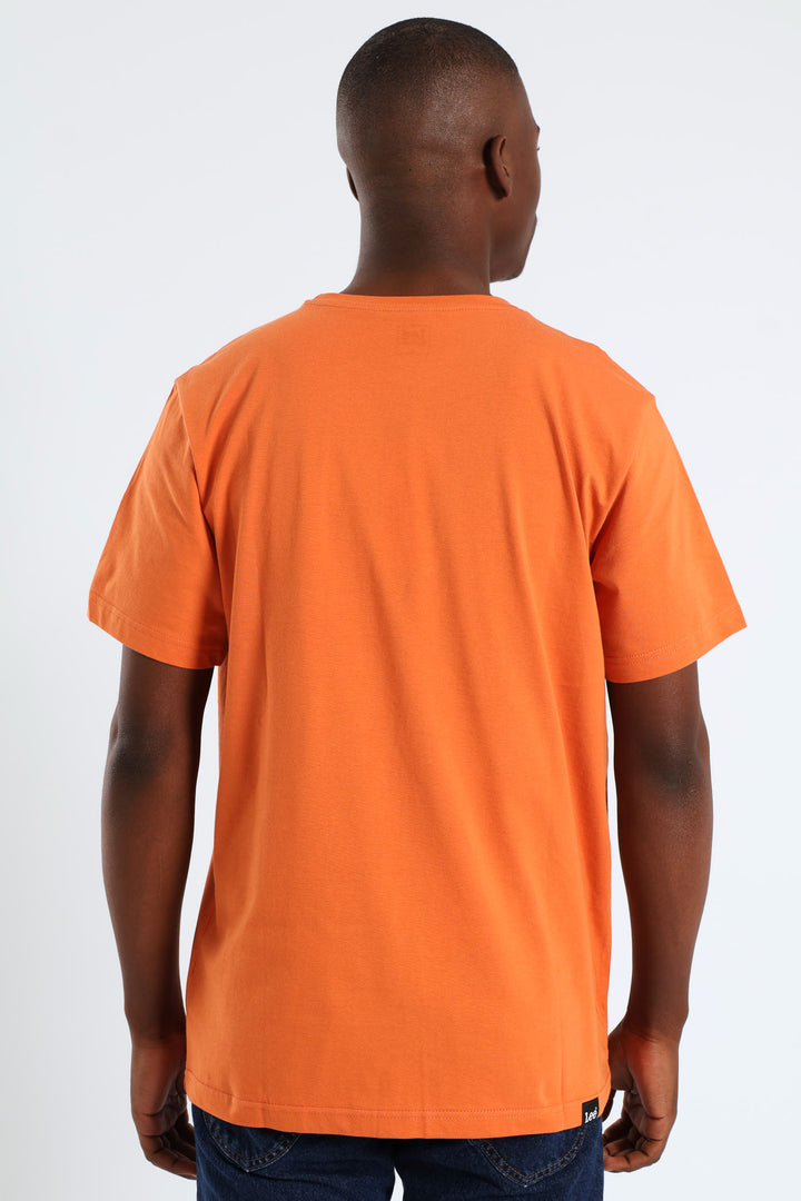Logo Print Tee - Paprika