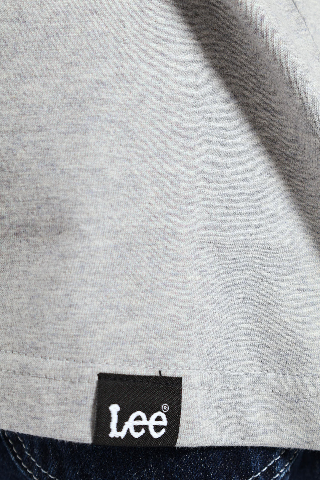 Botr Patch Tee - Grey Melange