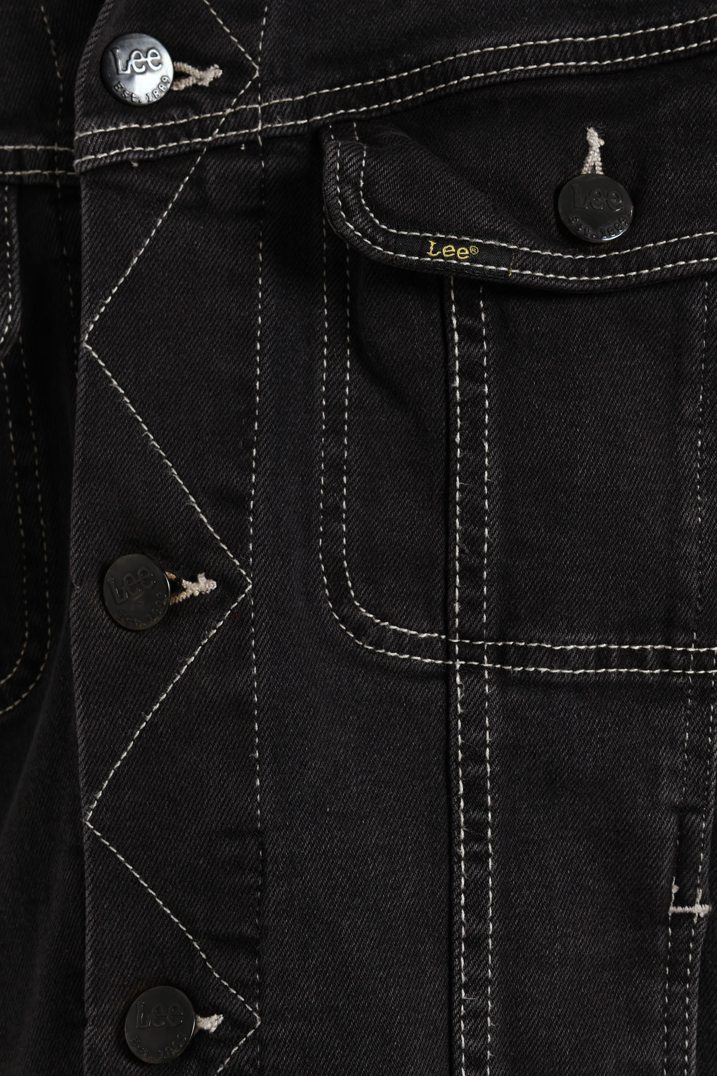 Mens Rider Denim Jacket - Black – Edgars