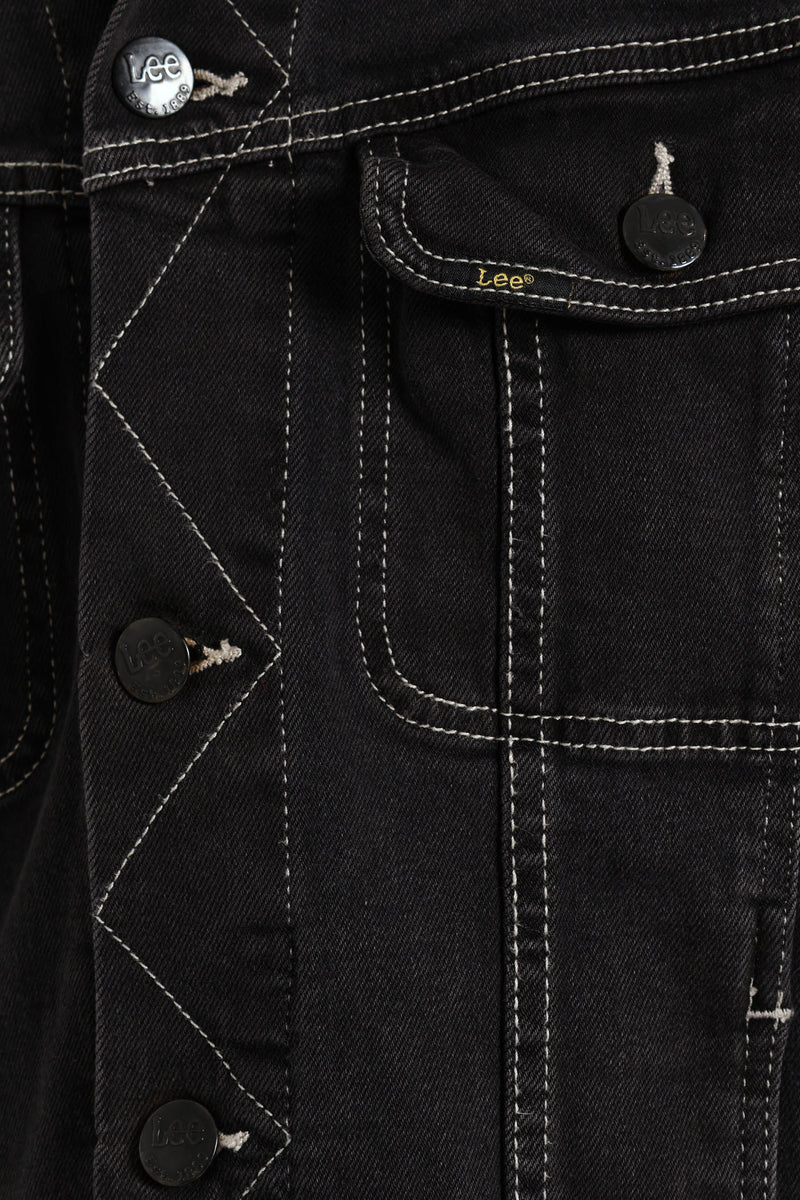 Rider Denim Jacket - Black