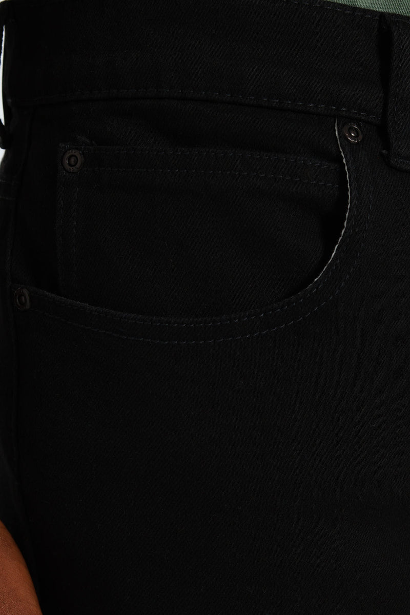 Eddie Regular Tapered Leg Denim - Black