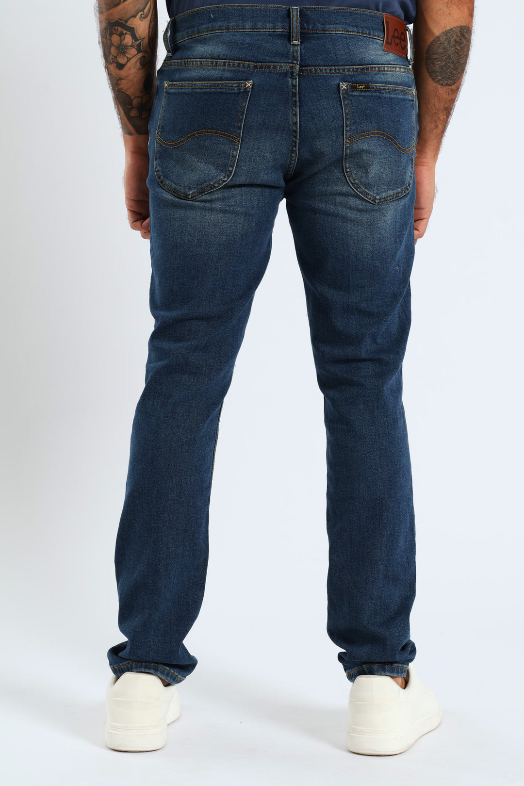 Detroit Slim Tapered Leg Denim - Stonewash