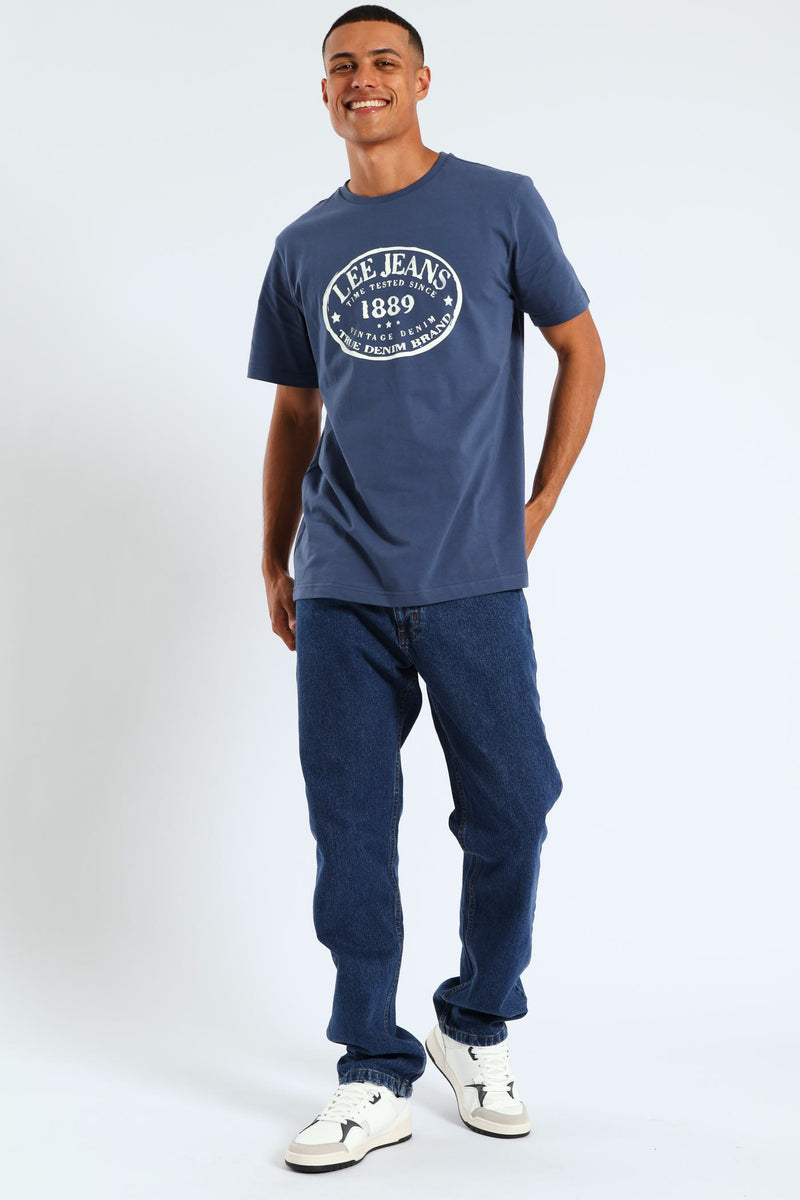 Short Sleeve 1889 Tee - Blue