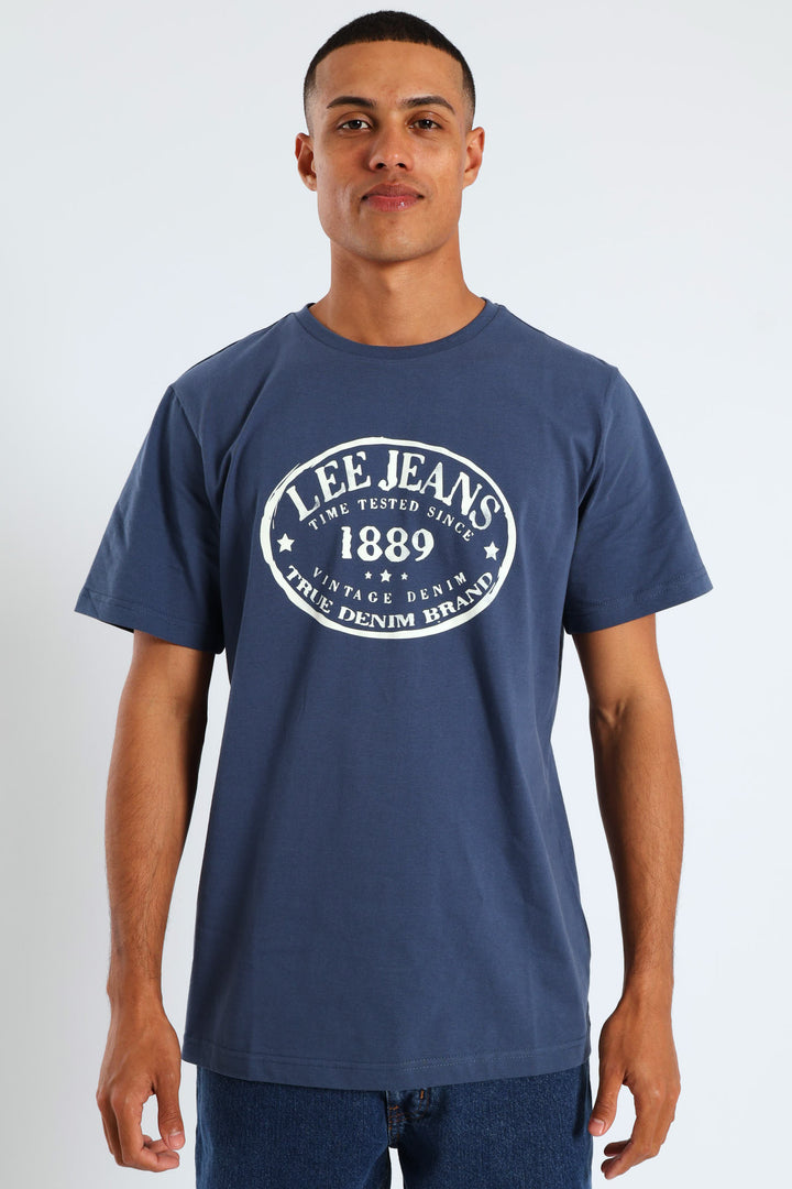 Short Sleeve 1889 Tee - Blue