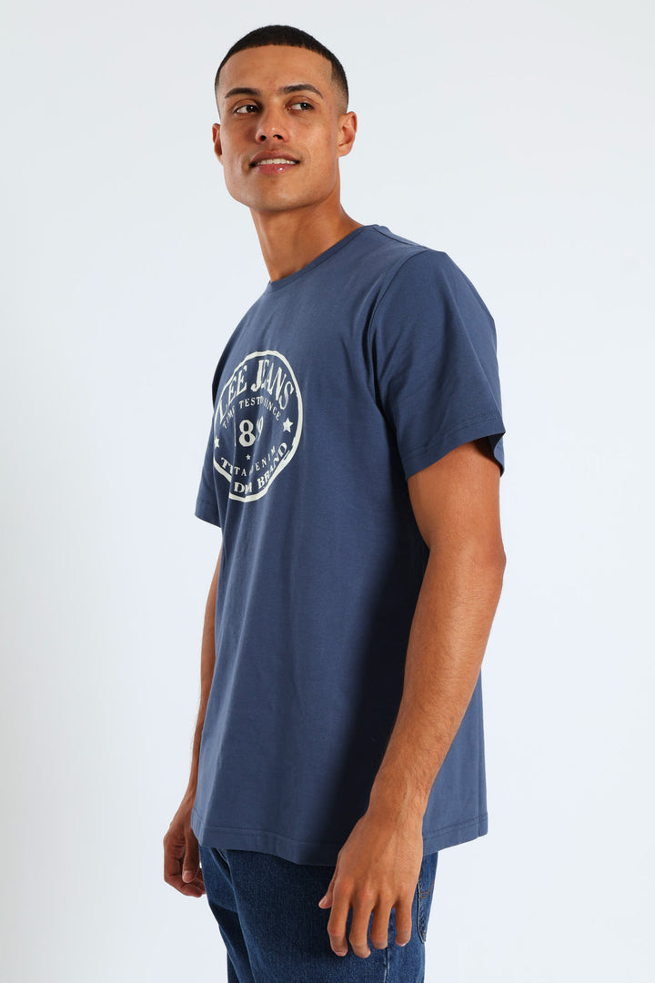 Short Sleeve 1889 Tee - Blue