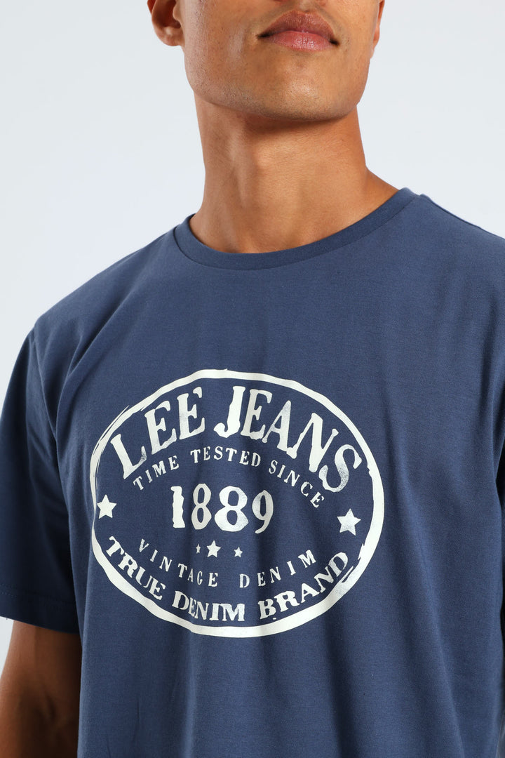 Short Sleeve 1889 Tee - Blue