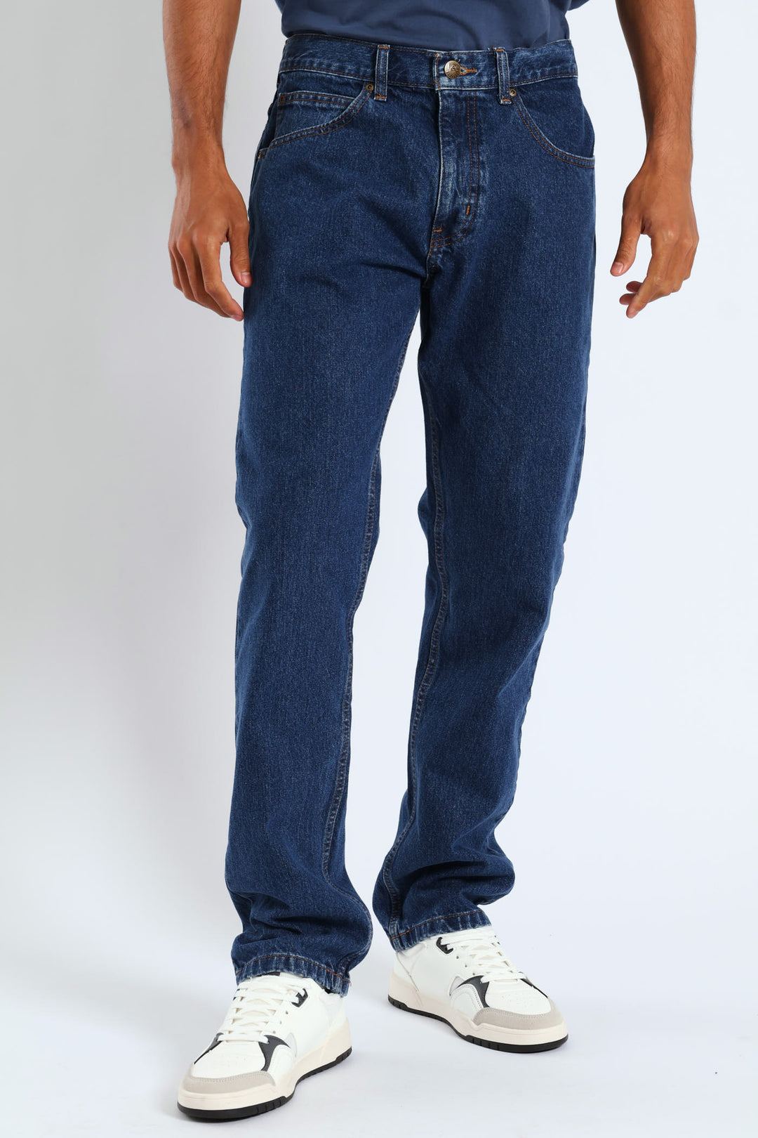 Brooklyn Regular Straight Leg Denim - Stonewash