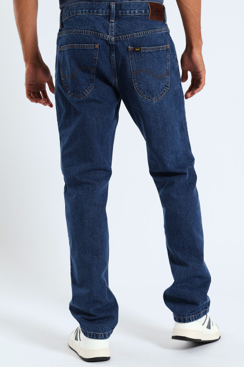Brooklyn Regular Straight Leg Denim - Stonewash