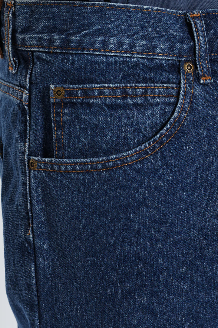 Brooklyn Regular Straight Leg Denim - Stonewash