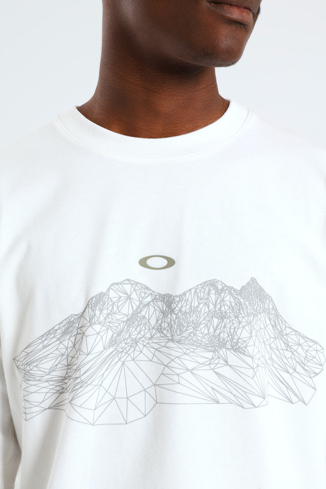 Wired Mtn Scape Tee - White