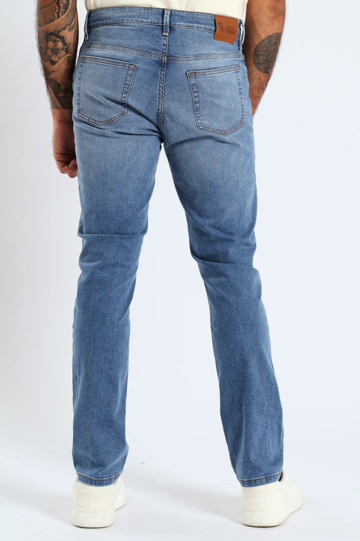 Mid Quartz Slim Denim - Mid Wash