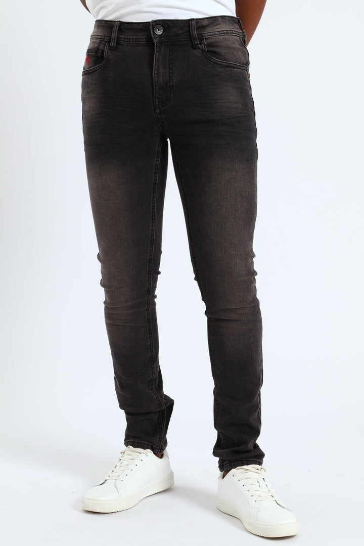 Cormac Skinny Denim - Charcoal