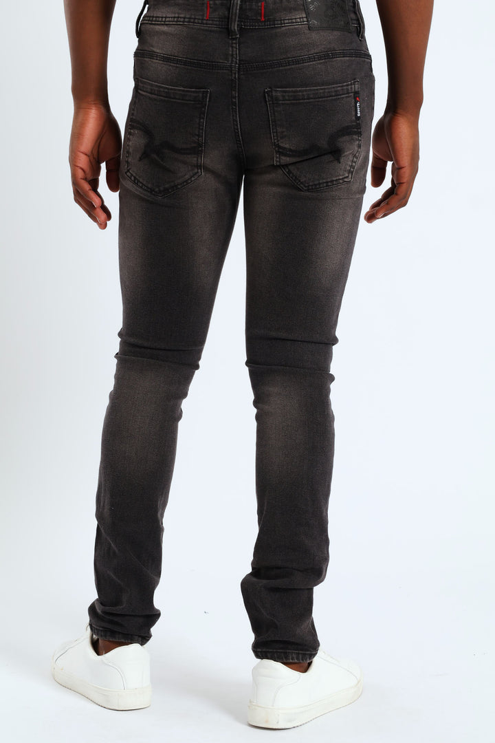 Cormac Skinny Denim - Charcoal