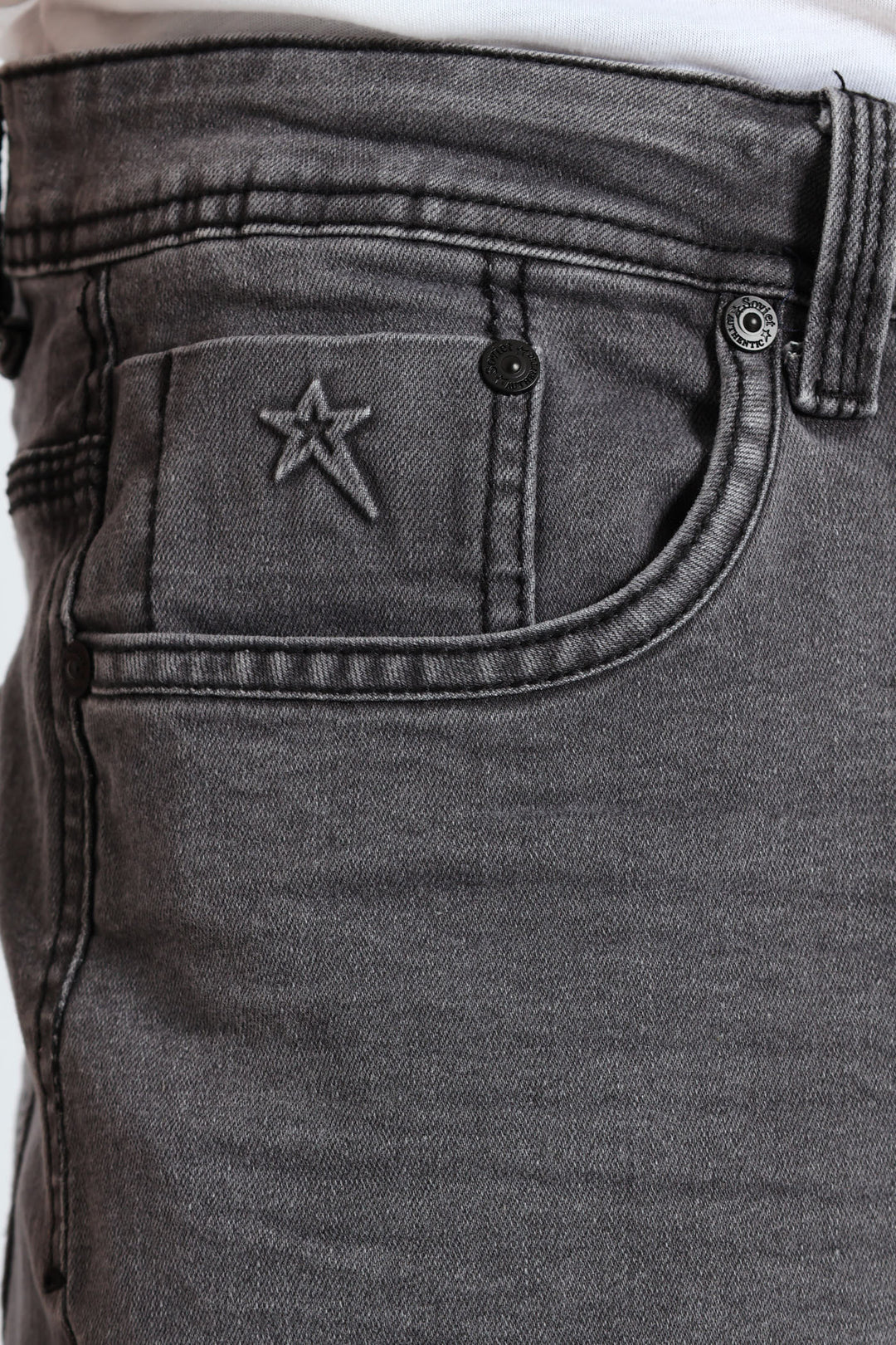Terminator Slim Denim - Medium Grey