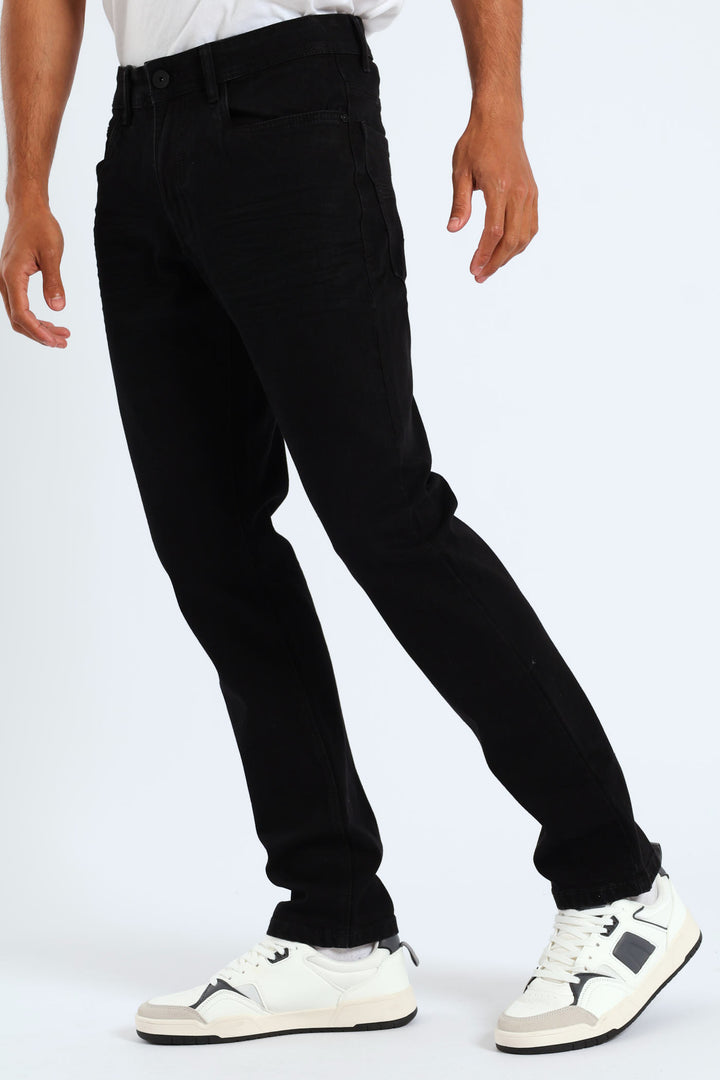 Callahan Slim Denim - Black