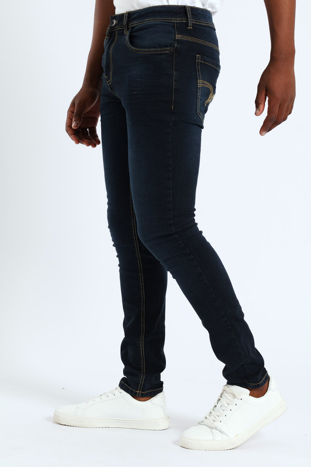 Cormac Skinny Denim - Blue/Black