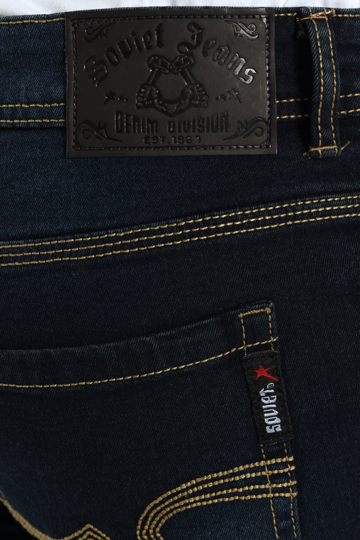 Cormac Skinny Denim - Blue/Black