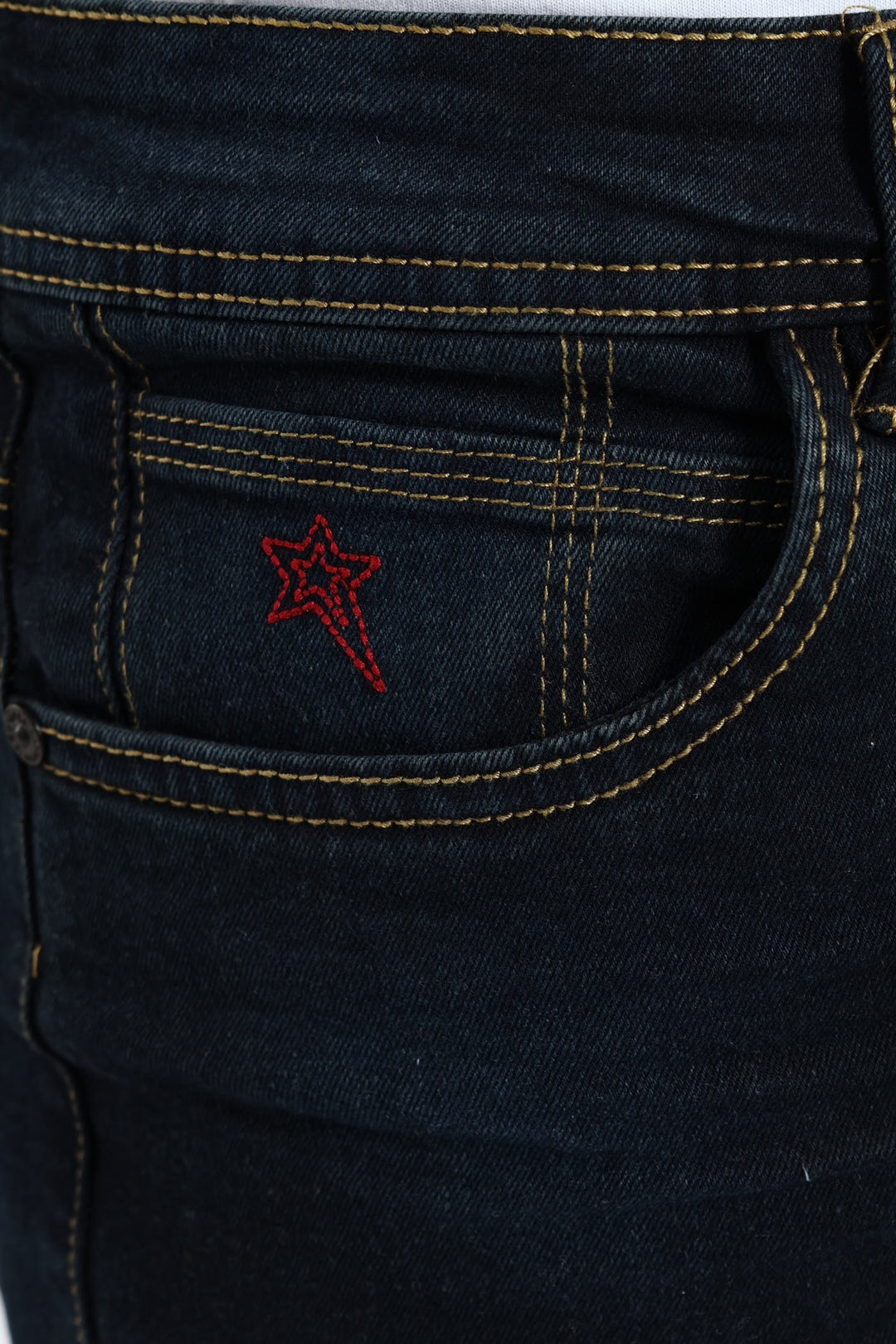 Cormac Skinny Denim - Blue/Black