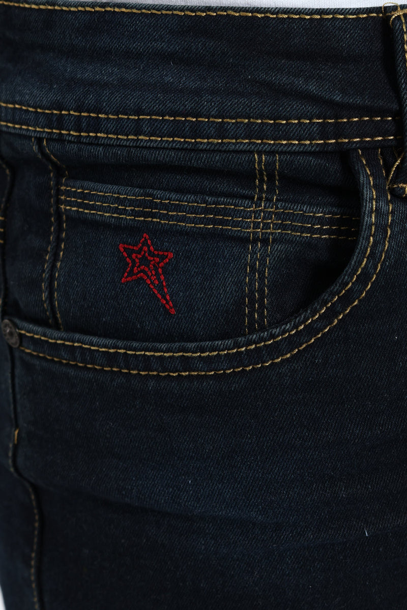 Cormac Skinny Denim - Blue/Black