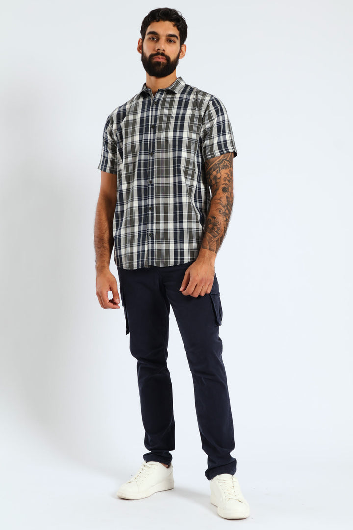 Cargo Bellows Pant - Navy