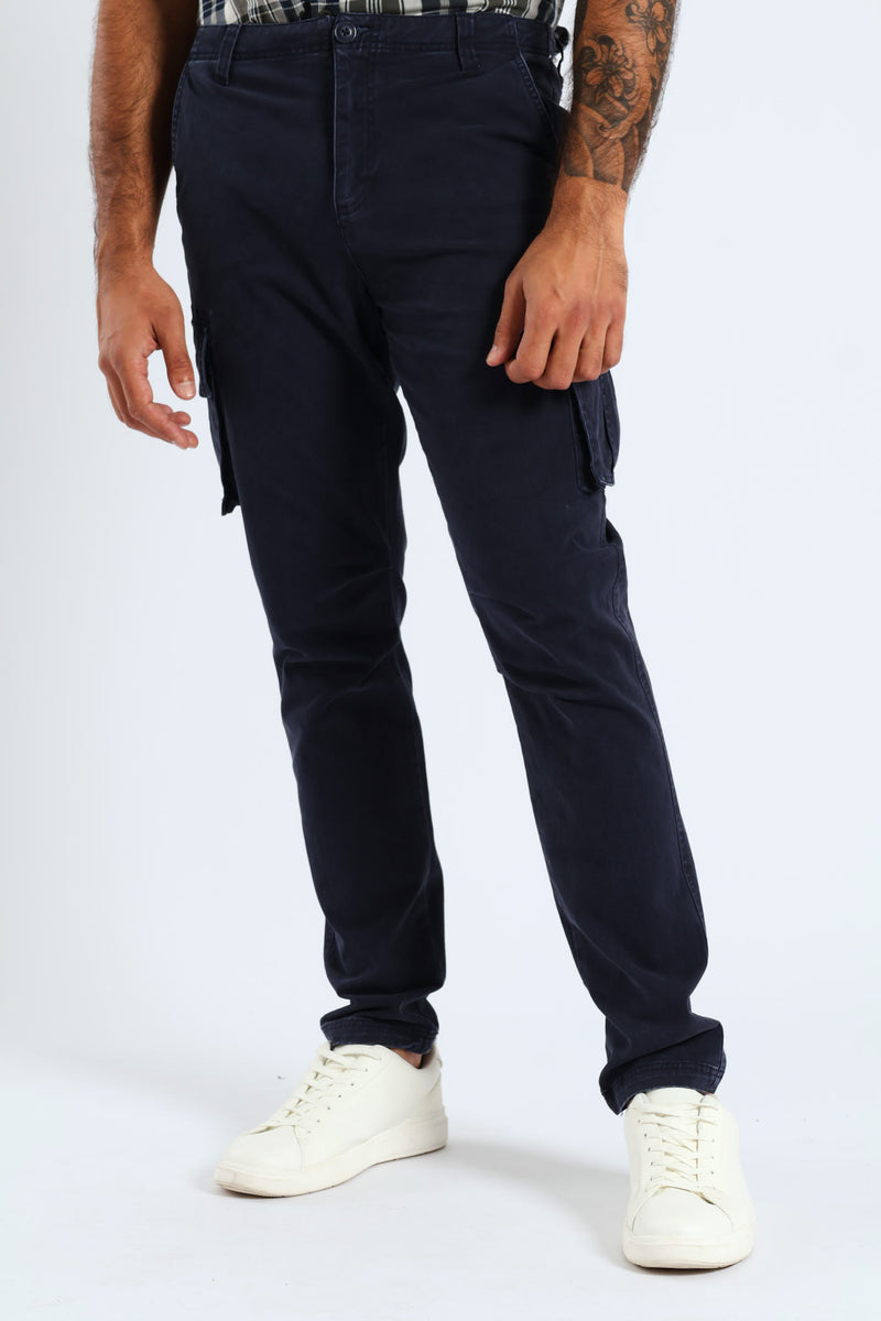 Cargo Bellows Pant - Navy