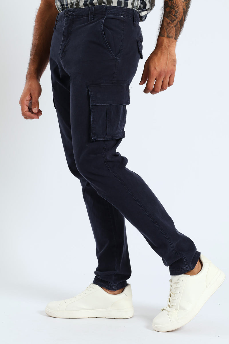 Cargo Bellows Pant - Navy