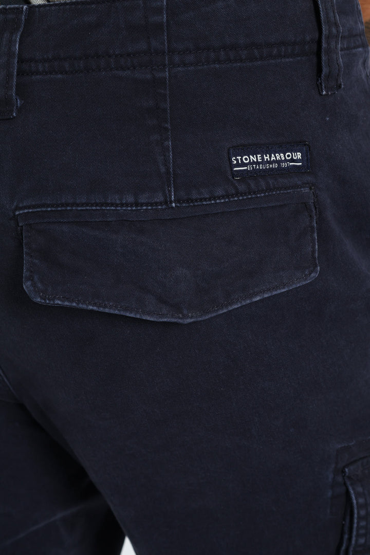 Cargo Bellows Pant - Navy