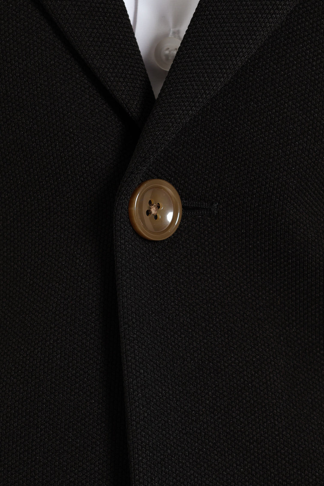 Textured Stretch Suit Jacket - Black