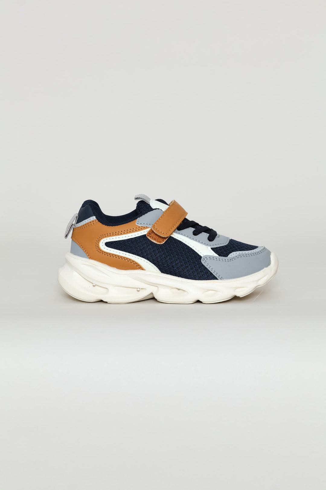 Pre-Boys Lace Up Trainer - Tan