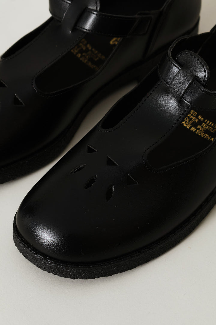 Girls B First School Shoes - Black