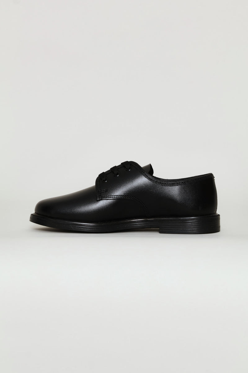 Pre-Boys B First School Shoes - Black