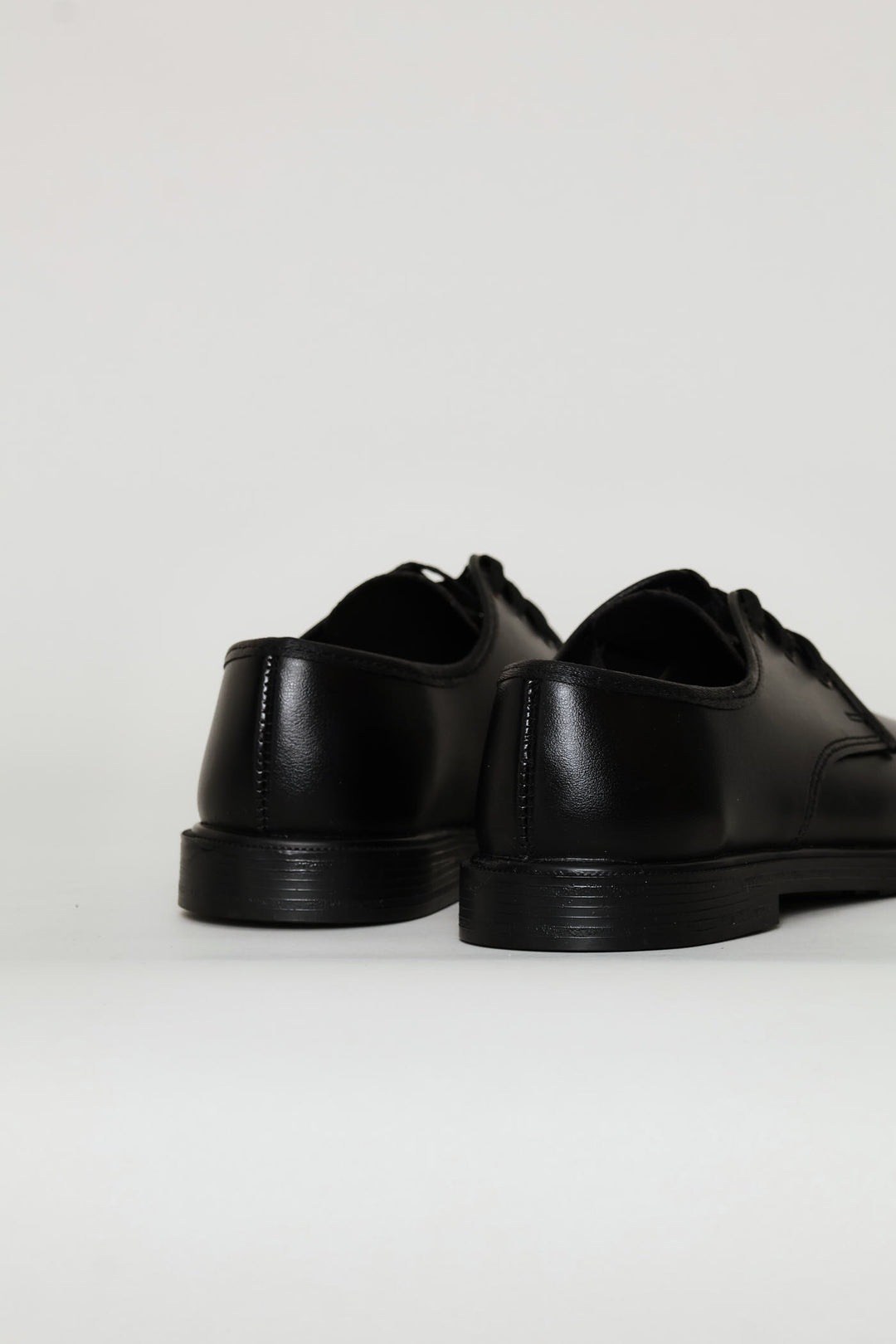 Pre-Boys B First School Shoes - Black