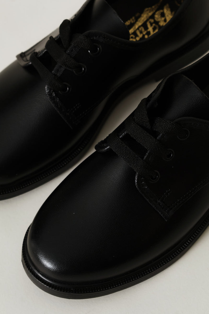 Pre-Boys B First School Shoes - Black