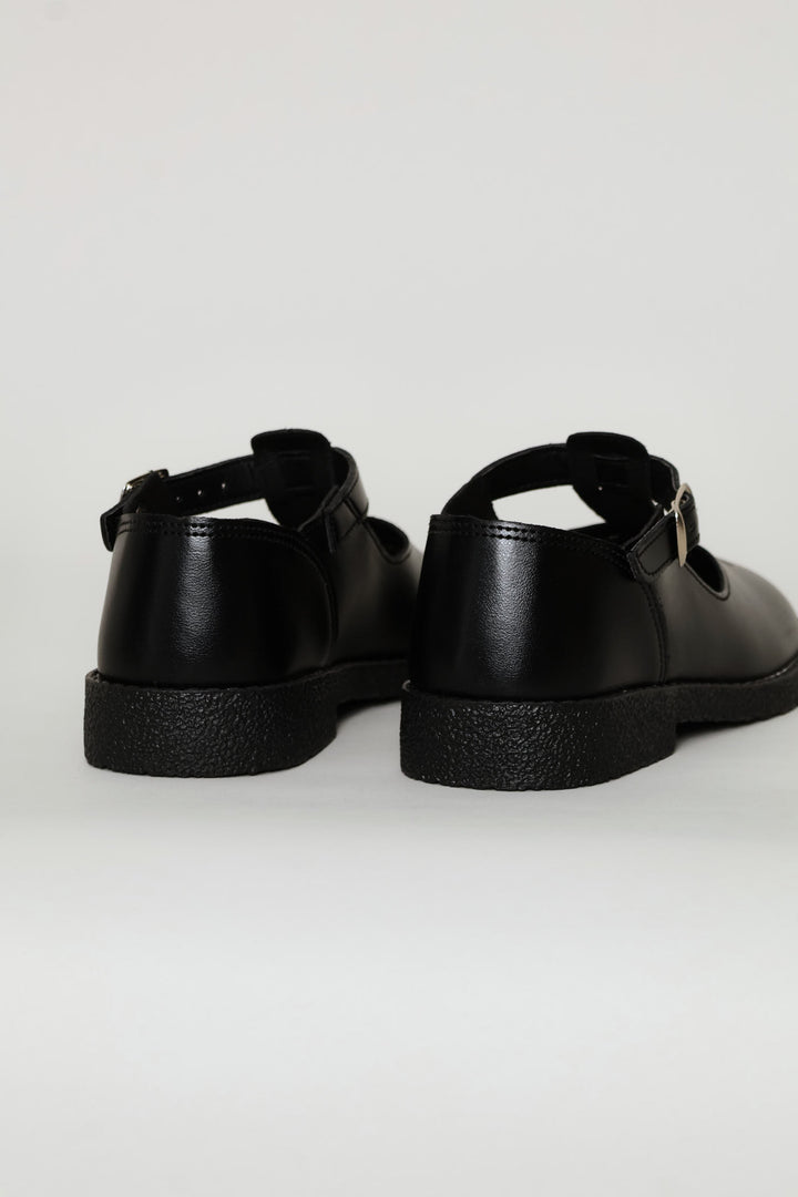 Pre-Girls B First School Shoes - Black