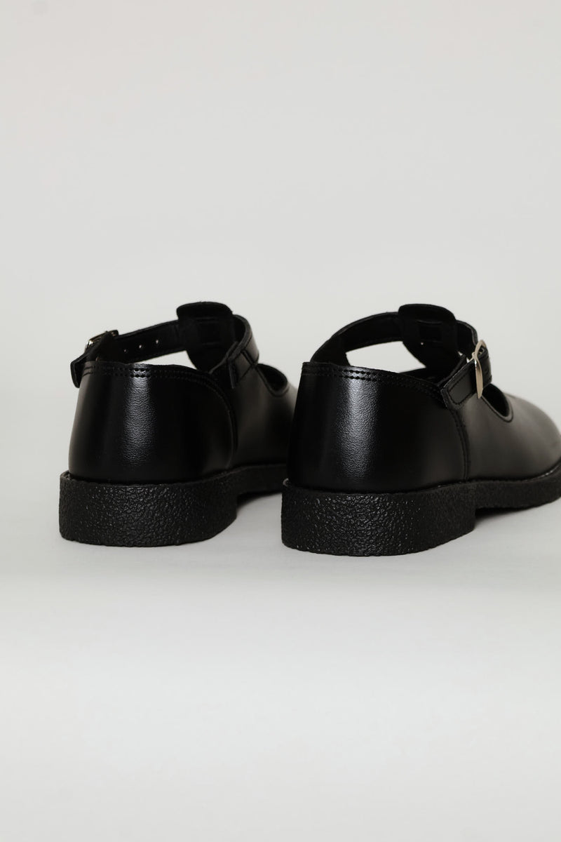 Pre-Girls B First School Shoes - Black