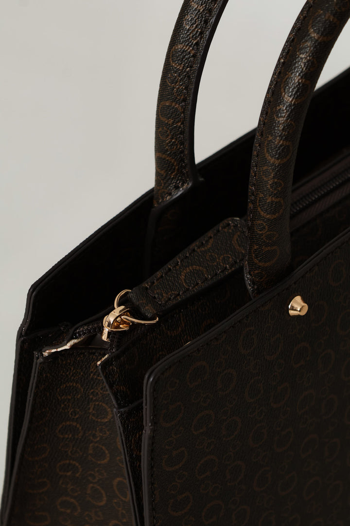 Katy Satchel Bag - Natural