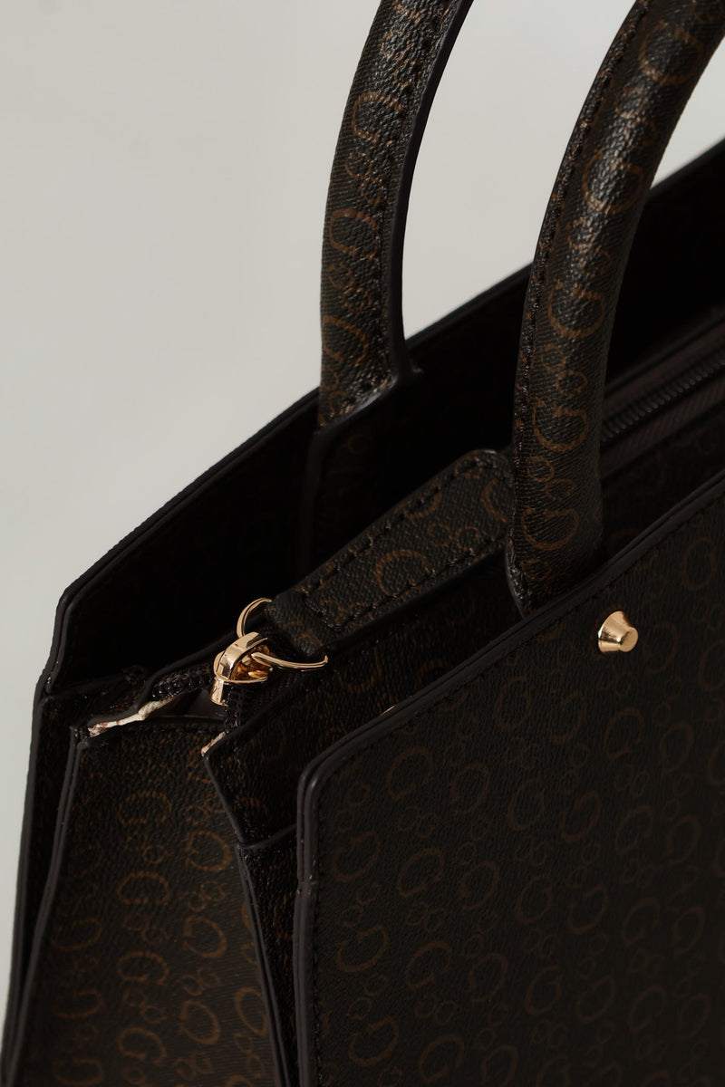 Katy Satchel Bag - Natural