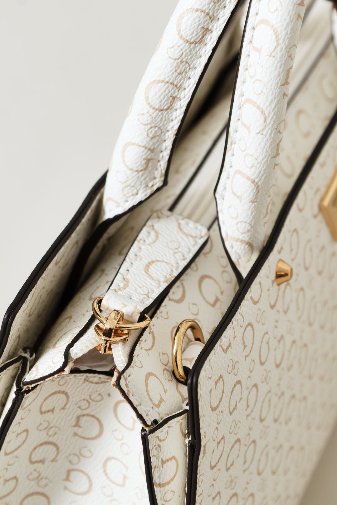 Katy Satchel Bag - White