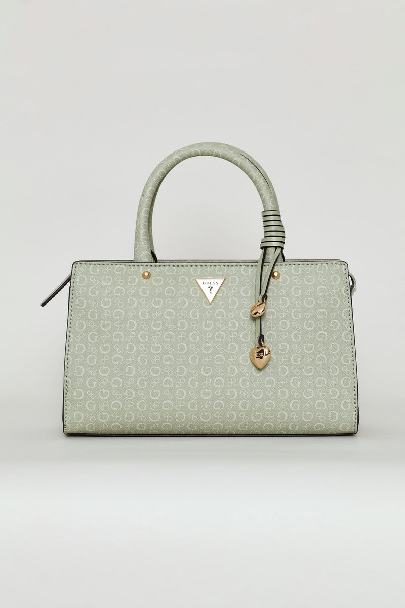 Katy Satchel Bag - Moss Green