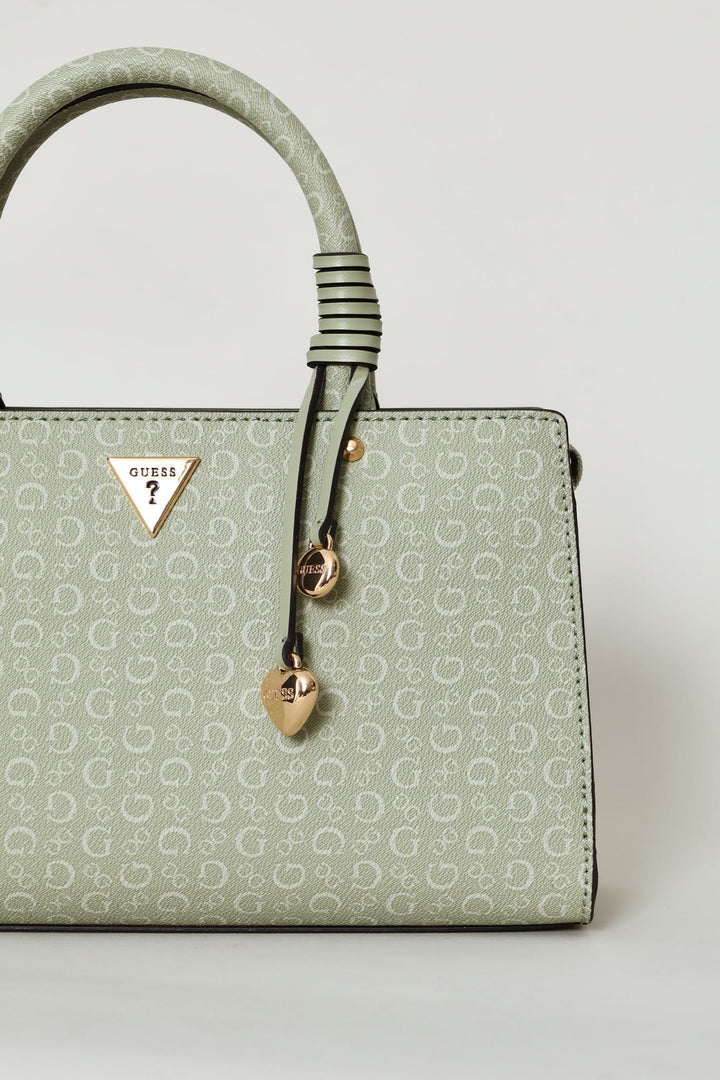 Katy Satchel Bag - Moss Green