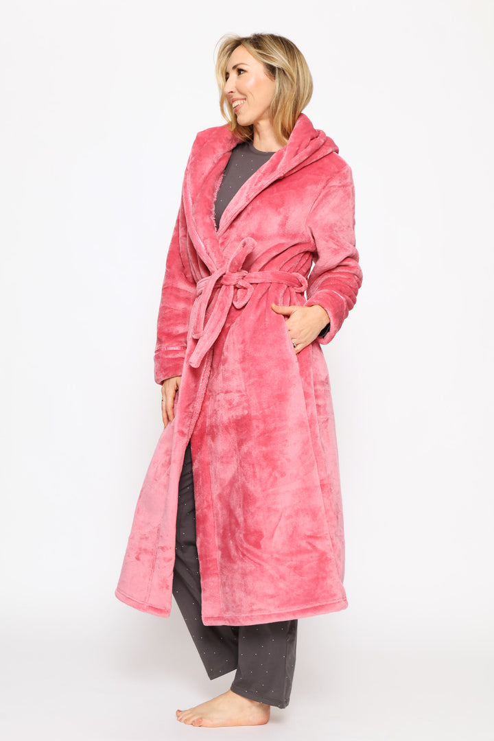 Wrap Gown - Dusty Pink