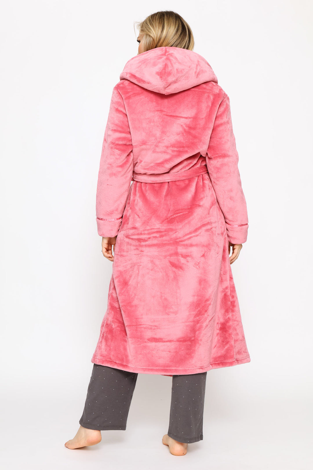 Wrap Gown - Dusty Pink